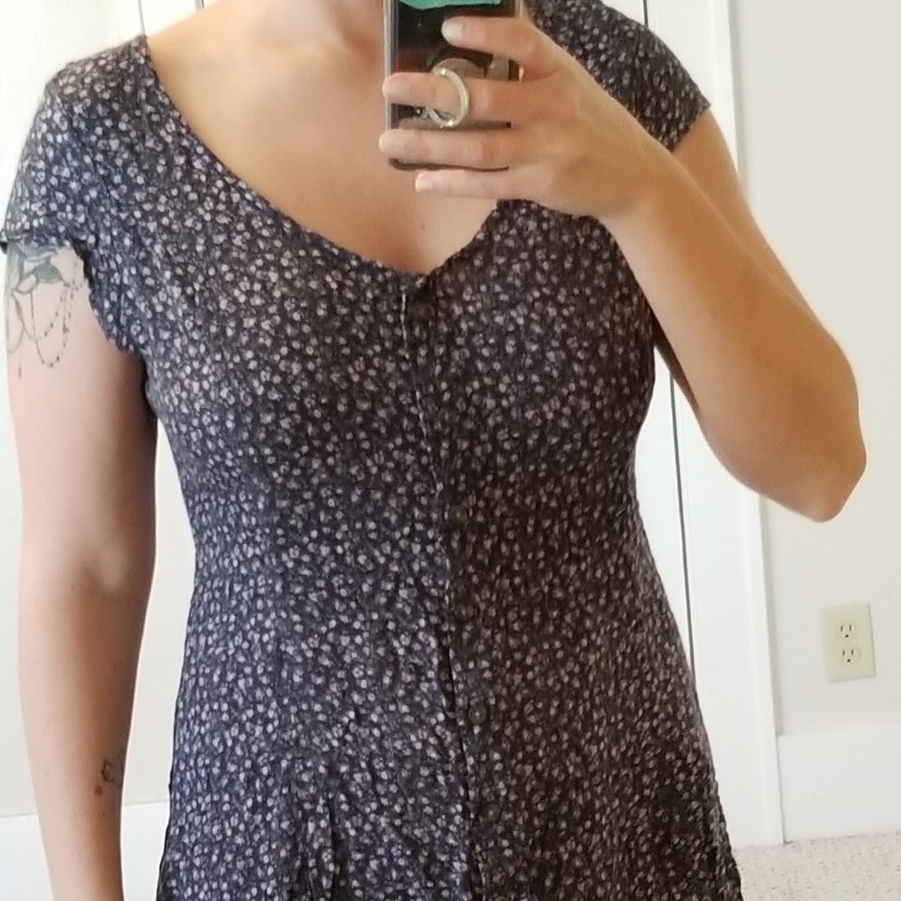 button up dress